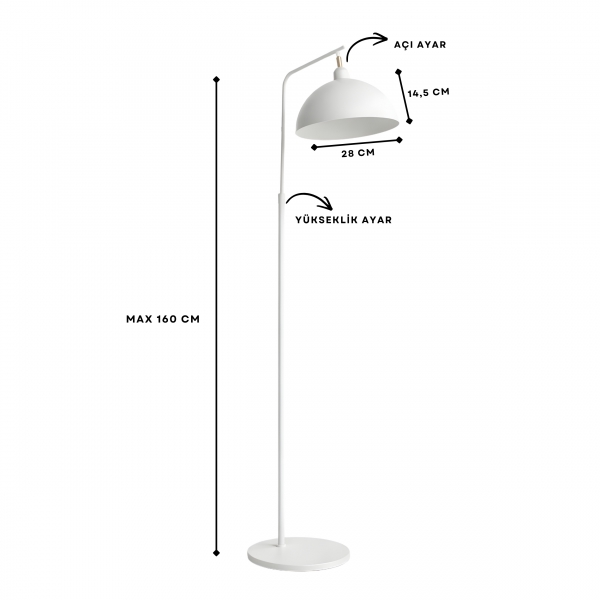 Homing Frame Beyaz Lambader 242479