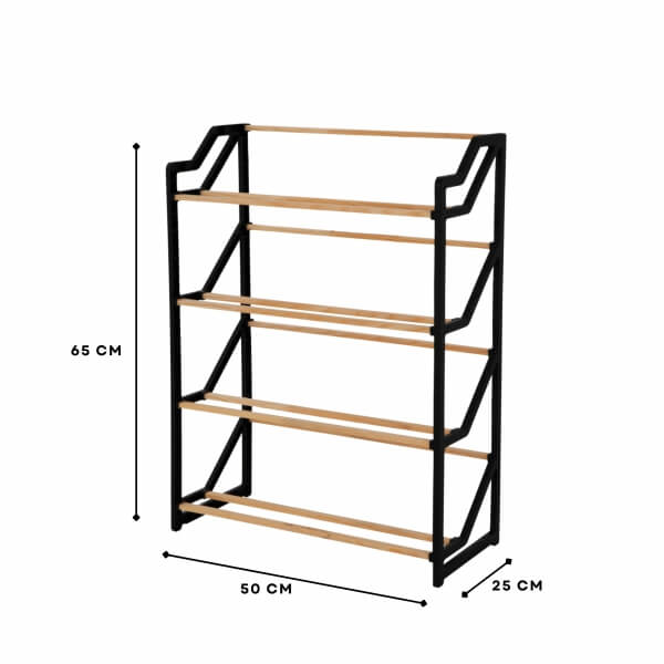 Homing Modular Solid Wood Shoe Rack 242494