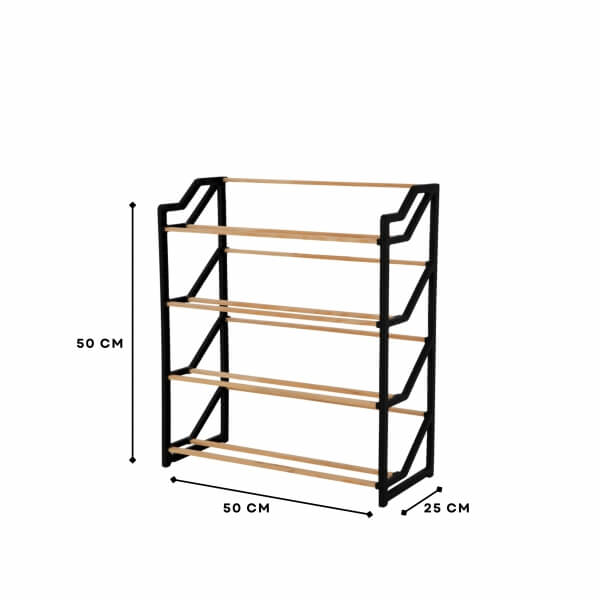 Homing Modular Solid Wood Shoe Rack 50 cm 242494