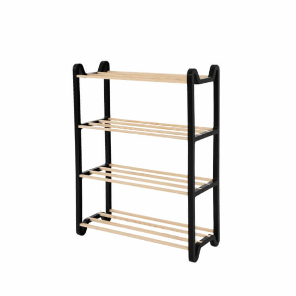 Homing Modüler Masif Ahşap Ayakkabılık 242497