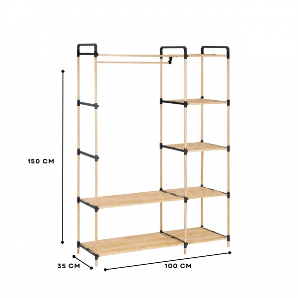 Homing Shelved Clothes Hanger Organizer 242510