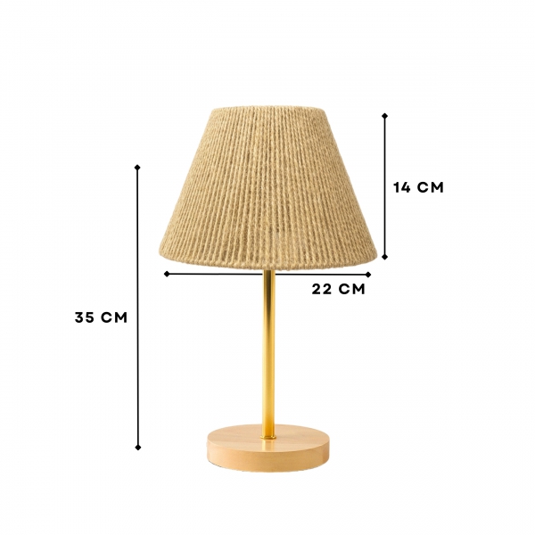 Homing Bern Natural İpli Abajur 242527