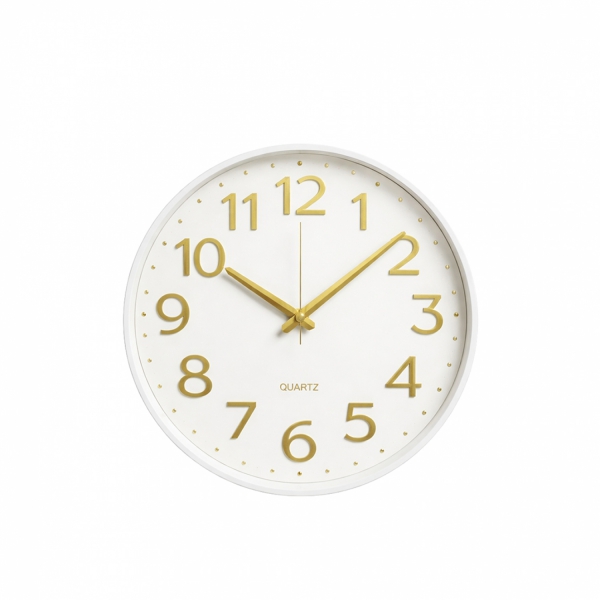 Homing Quin Beyaz Modern Duvar Saati 242530