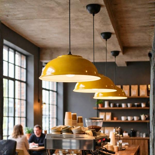 Homing Cliff Retro Sarı Metal Sarkıt 242538