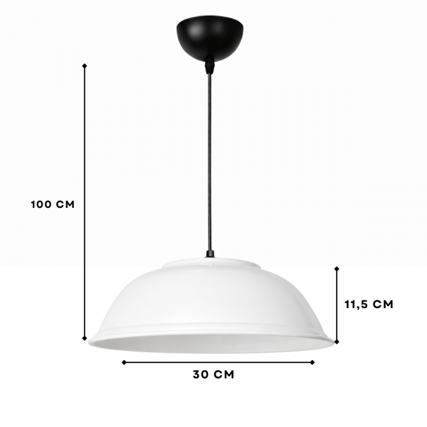 Homing Cliff Beyaz Metal Sarkıt 242541