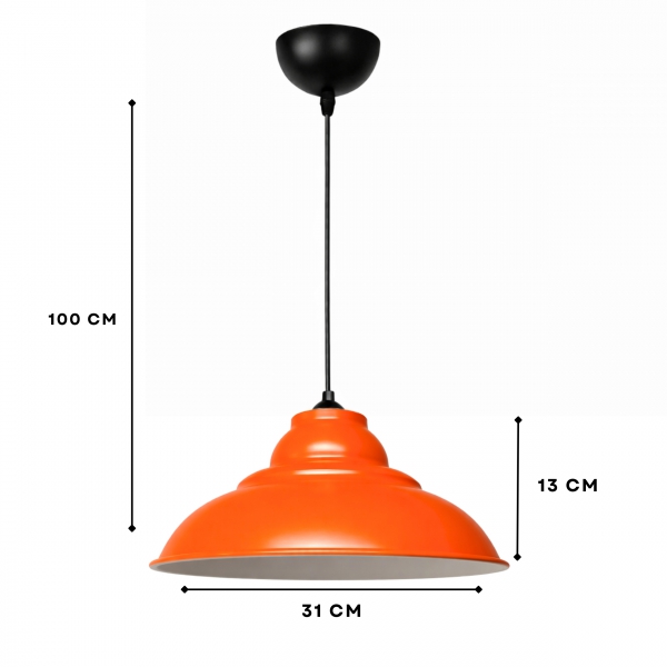 Homing London Retro Turuncu Metal Sarkıt 242543