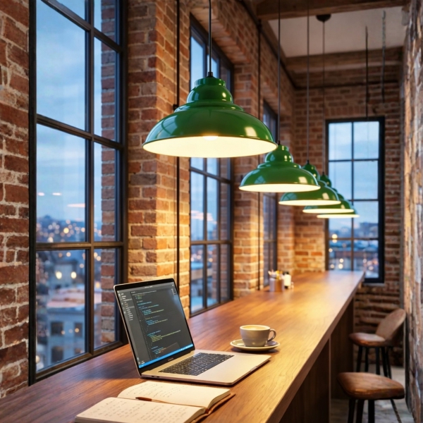 Homing London Retro Yeşil Metal Sarkıt 242545