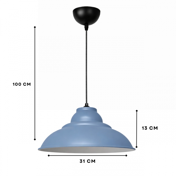 Homing London Güvercin Mavisi Metal Sarkıt 242549