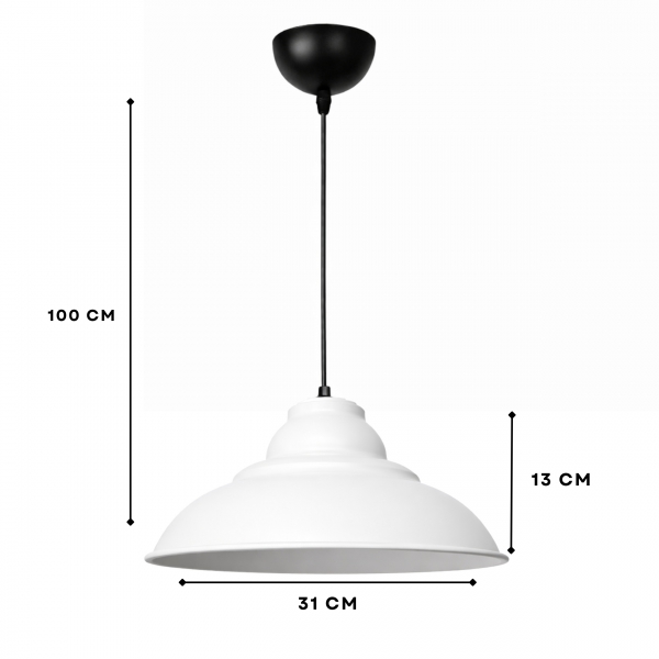 Homing London Beyaz Metal Sarkıt 242551