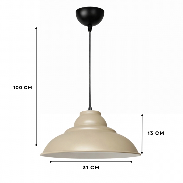 Homing London Bej Metal Sarkıt 242552