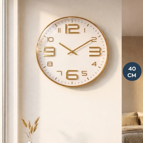 Homing Siora Gold 40 cm Duvar Saati 242553