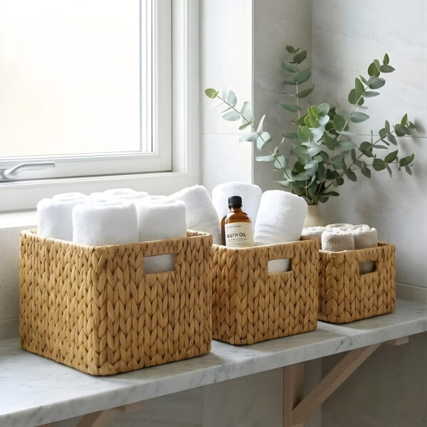 Homing Natural Hasır Organizer Sepet Seti 242572