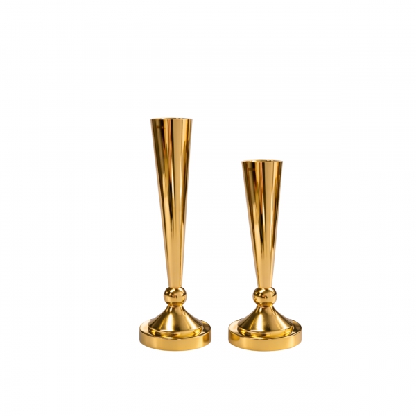 Homing Ester Gold Şamdan Mumluk 2'li Set 242609