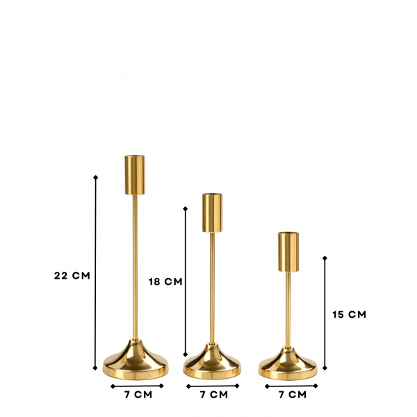 Homing Venezia 3'lü Şamdan Seti 242620