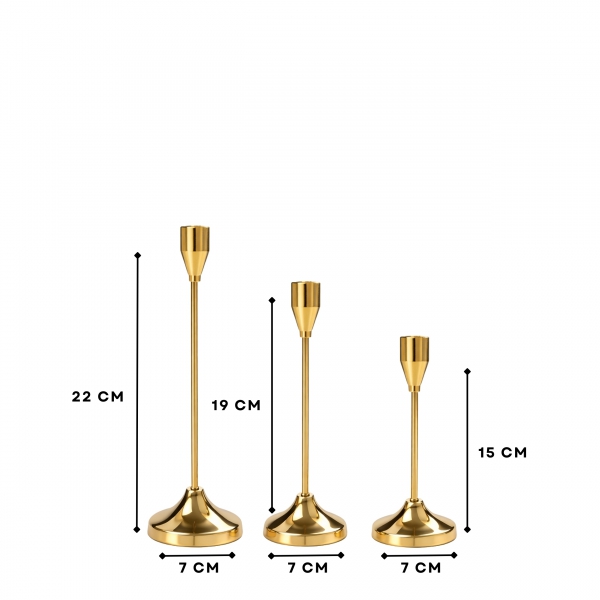Homing Bellora 3'lü Şamdan Seti 242624