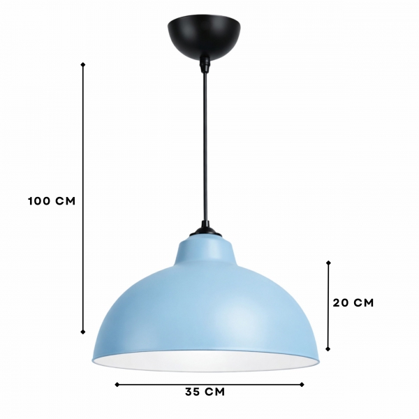 Homing Luke Bulut Mavisi Metal Sarkıt  242640