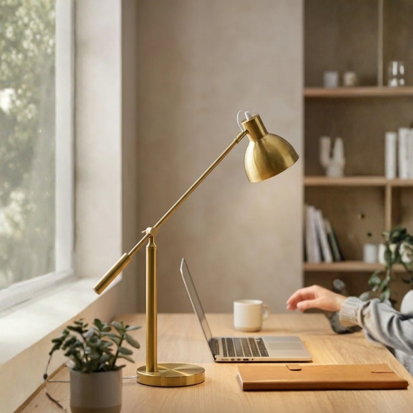 Homing Elio Antik Gold Masa Lambası 242648