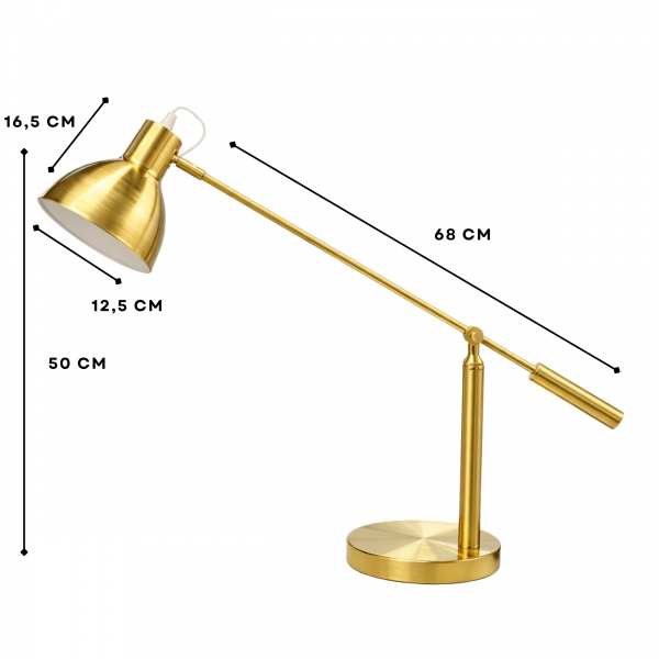 Homing Elio Antik Gold Masa Lambası 242648