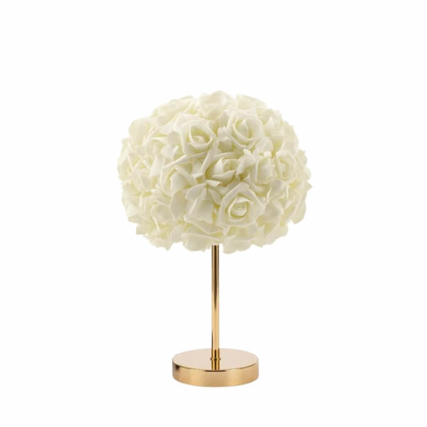 Homing Roseville Krem Dekoratif Abajur 242663