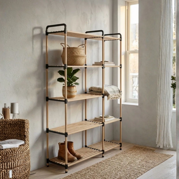 Homing Ahşap Raflı Organizer Kitaplık 242680