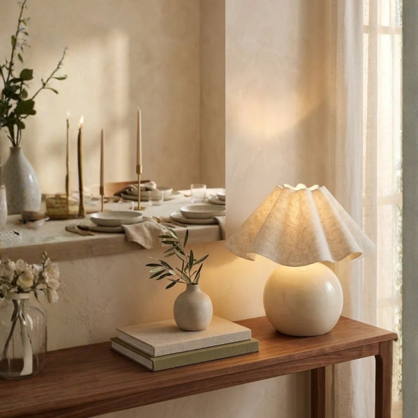 Homing Lillien Keten Kumaş Abajur 242694