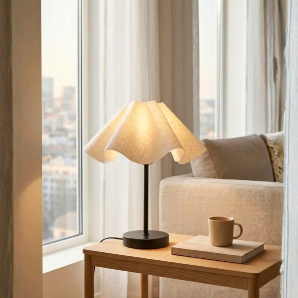 Homing Viora Keten Kumaş Siyah Abajur 242696