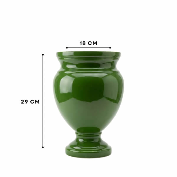 Homing Retro Yeşil 29 cm Vazo 