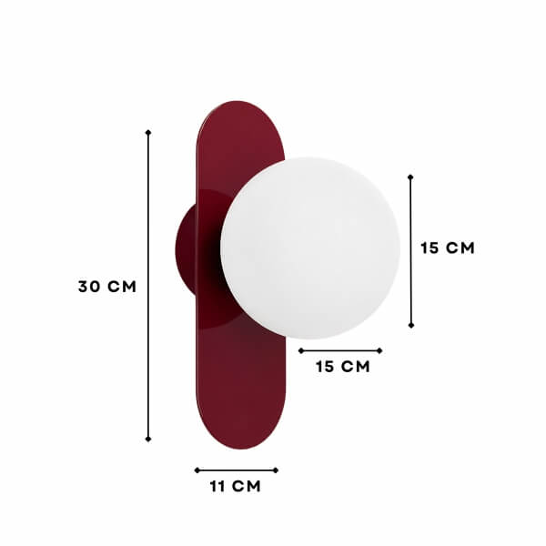 Homing Carter Wine Red Aplik 242742