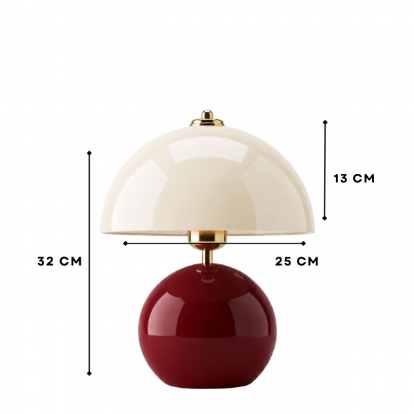 Homing Blush Wine Red Krem Abajur 242791