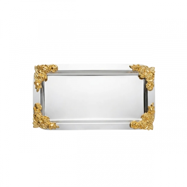 Homing Majestic Gümüş Gold Renk Tepsi 242794