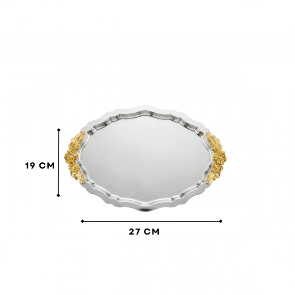 Homing Elize Gold Detaylı Tepsi 242796