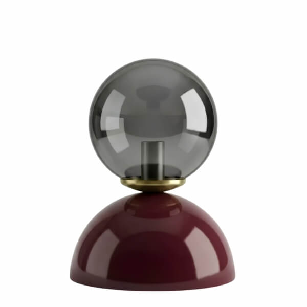 Homing Denville Abajur Wine Red