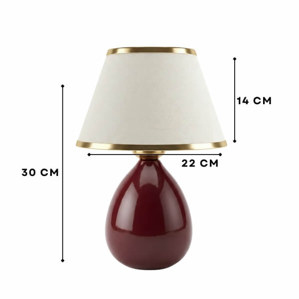Homing Vintage Wine Seramik Abajur 242895