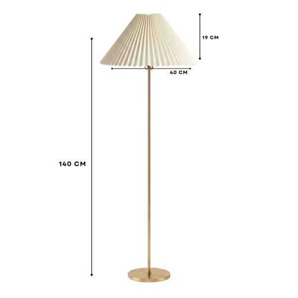 Homing Corte Pileli Lambader Antik Gold