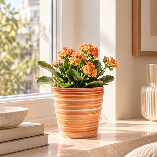 Homing Sunny Renkli Seramik Saksı 