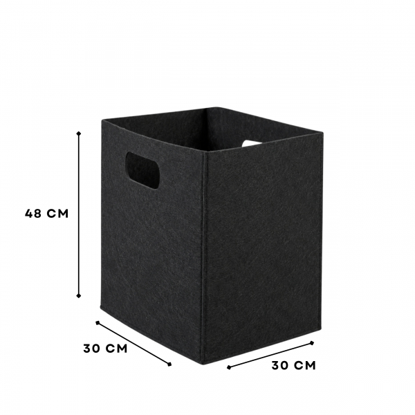 Homing 48 cm Keçe Organizer Siyah