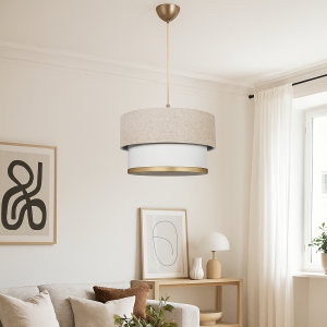 Homing Venüs Tekli Krem Kırçıllı Sarkıt Avize AYD-2871