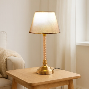 Homing Gold Ayaklı Dekoratif Abajur AYD-2982