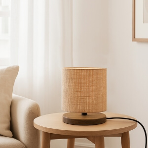 Homing Pu Design Jüt Kumaş Başlık Mini Abajur AYD-3216