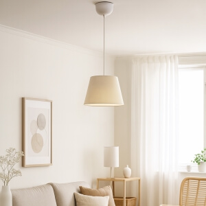 Homing Sofia Krem Kumaş 22' lik Sarkıt AYD-3228