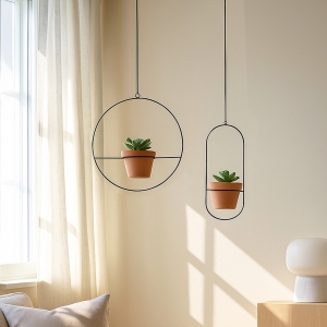 Homing Modern Tasarım Askılı 2'li Set Çiçeklik Saksılık SEH-4610