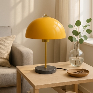 Homing Swiss Sarı Renk Gold Gövde Masa Lambası AYD-3667