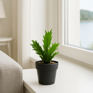 Homing Yapay Yeşil Bitki Siyah Saksılı 241347