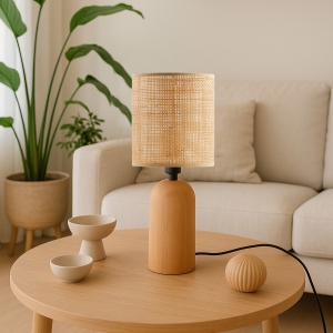 Homing Brooklyn Orjinal Bambu Ahşap Abajur 241446