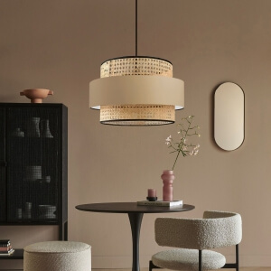 Homing Soho Retro Orijinal Rattan Minimalist Sarkıt 241491