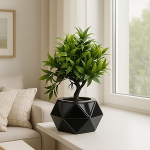 Homing Yapay Bonsai Bitki Siyah Saksı-33 cm 241545