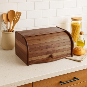 Homing Quin Lüx Ahşap Ekmek Dolabı 241714 Homing Quin Lüx Ahşap Ekmek Dolabı 241714