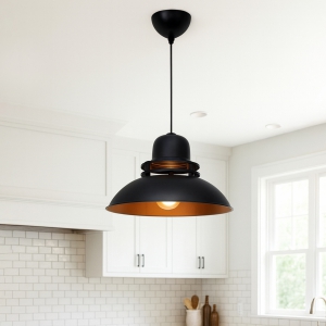 Homing Soul Siyah İçi Gold Metal Sarkıt 241753