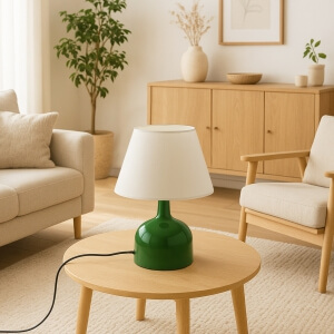 Homing West Retro Yeşil Abajur 241756