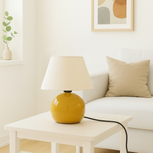 Homing Carpi Sarı Küre Abajur 241820